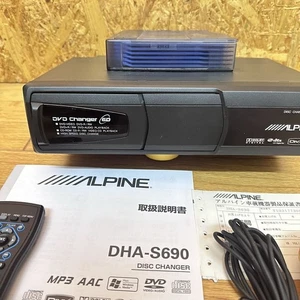 Alpine DHA-S690 cambiador de DVD unidad de reproductor de audio para automóvil OEM usado Japón #OS0040 - Imagen 1 de 5