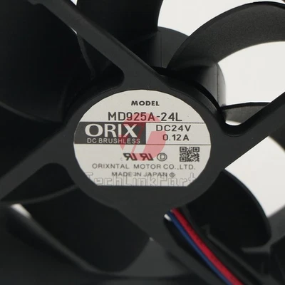 New 1 PCS ORIX Fan MD925A-24L DC24V 0.12A 9CM 9225 3-Pin cooling fan - Image 1 of 4