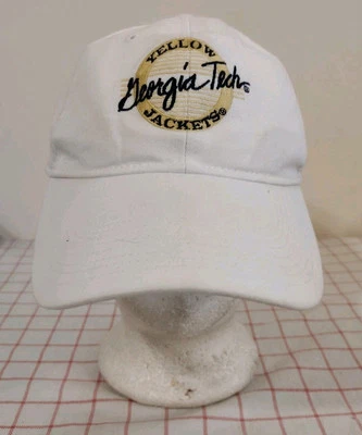 Georgia Tech Chaquetas Amarillas Gorra Sombrero Blanco Ajustable Bordado El Juego Foto 1 de 4