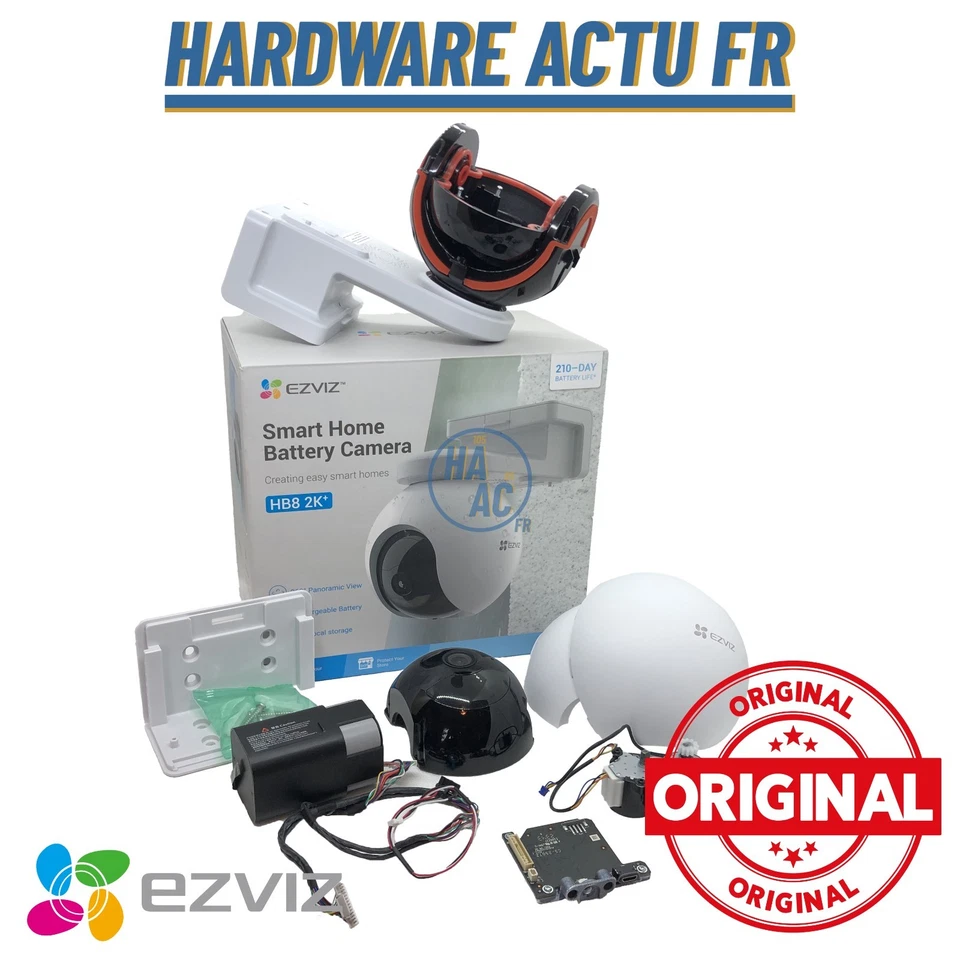 PIÈCES AU CHOIX - EZVIZ - HB8 2K+ - CS-HB8 - ORIGINAL - Testé 100% Fonctionnel Foto 1 de 1