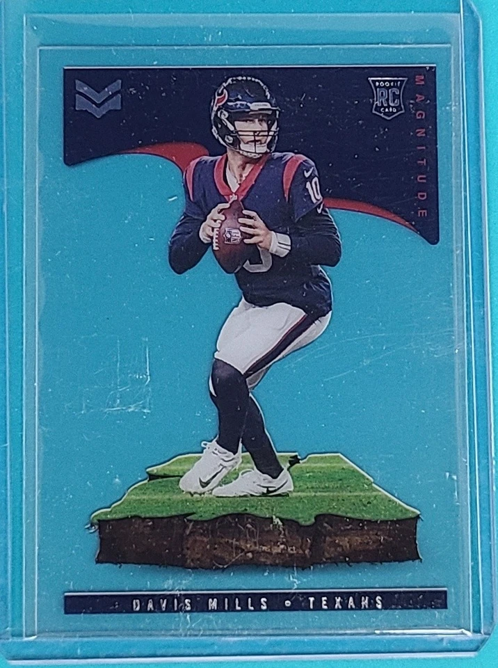 2021 Panini Chronicles Magnitude RC #MAG-14 Davis Mills Texans Football Card S - Image 1 of 2