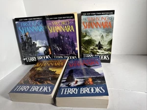 SHANNARA Series TERRY BROOKS Books Paperback Set Lot talismans lot of 5 - Picture 1 of 11