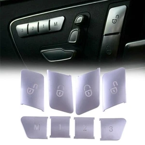 Kit Door Lock Switch Button Cover Trim Fit for Benz W204 W212 CLA CLE GL GLS ML - Picture 1 of 6