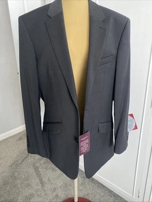 Charcoal Men's Suit Jacket Size 38 Trousers 32 - Image 1 of 4