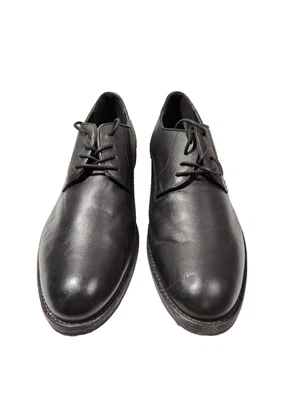 Zapatos de vestir Stafford Tailored Culture para hombre 12 M Oxford cuero negro puntera baja Foto 1 de 4