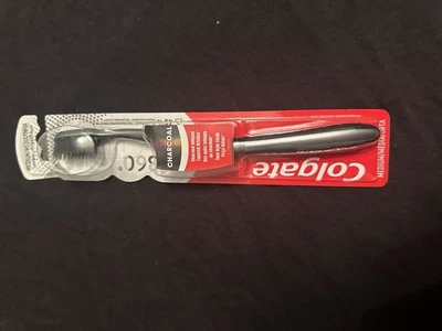 Colgate 360 Charcoal Infused Floss-Tip Bristles Soft Toothbrush Sealed - Image 1 of 3