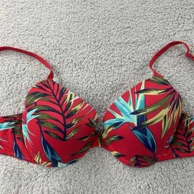 Pink Bra 34C Camiseta Sujetador Usar en todas partes Camiseta Ligeramente Forrada Foto 1 de 4