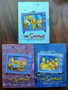 The Simpsons DVD Lot 2 3 4 Seasons 2-4 Boxed Set Assorted Collectors Edition - Picture 1 of 7