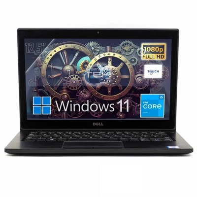 Dell 7280 i5 12,5 " Touch Screen Windows 11 Pro 4 GB RAM 4TB SSD M.2 Laptop Tour - Image 1 of 4