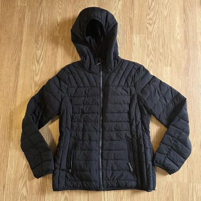 Chaqueta Michael Kors Plumón Relleno Mujer - Talla S - Negra Embalable Ligera Larga Foto 1 de 4
