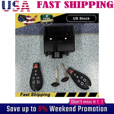 for 2009-15 Dodge Ram 1500 WIN Module Wireless Ignition Node Programmed w/ Keys - Image 1 of 4