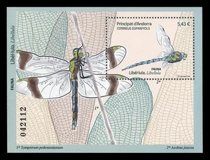 ANDORRA Correos 2025 Libellula Libelula Dragonfly Libellule Insect Fauna Animal - Picture 1 of 1