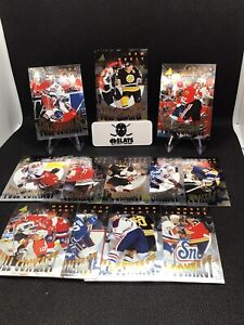 1995-96 Pinnacle FULL CONTACT Insert Complete Set Of 12. Messier, Neely, Roenick