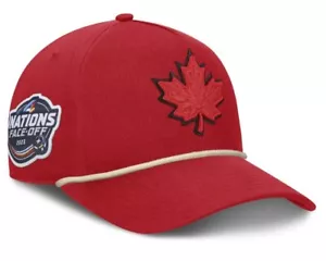 Canada Fanatics 2025 4 Nations Face-Off Pinch Front A-Frame Adjustable Hat - Picture 1 of 4
