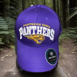 New Northern Iowa Panthers Hat Purple Adjustable SnapBack Cap NCAA - Picture 1 of 4