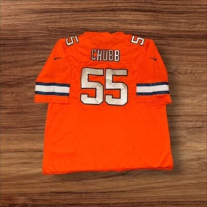 BRADLEY CHUBB DENVER BRONCOS SIGNED / AUTOGRAPHED CUSTOM ORANGE JERSEY NICE!! - Picture 1 of 4