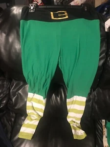 St. Patricks Day Leggings by Ultra Flirt Plus Size M NEW WITH TAGS - Picture 1 of 2