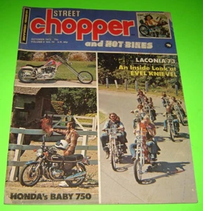 Street Chopper and Hot Bikes Magazine October 1973 Vintage Motorcycle - Picture 1 of 1