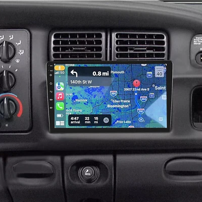 For Dodge Dakota 1987-2000 Fit For CarPlay Android 13 Car Stereo Radio GPS - Image 1 of 4
