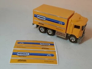 Penske Trucking 2 stickers-fits Hot Wheels/ Matchbox/ 1/64 Trucks-Custom Trailer - Picture 1 of 4