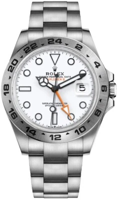 Reloj automático Rolex Explorer II polar esfera blanca fecha para hombre 42 mm 226570-0001 Foto 1 de 4