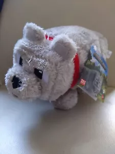 Peluche lupo Minecraft Dennis 20 cm nuovo con etichette - Foto 1 di 2