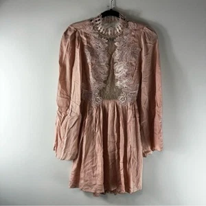 Vestido mini Free People Divine en rosa caprichoso hada para mujer talla 4 - Imagen 1 de 11