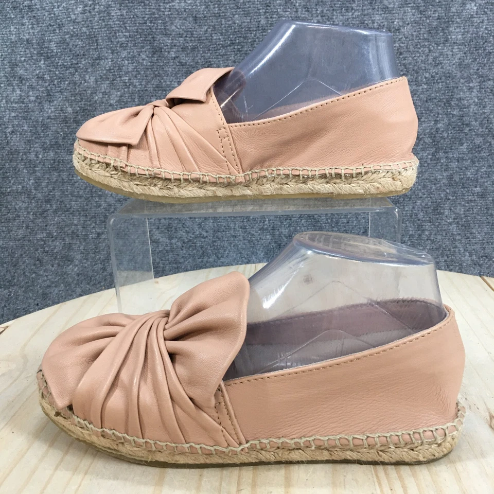 Sapato Patricia Verde Feminino 36 Casual Mocassim Espadrille Couro Rosa - Imagem 1 de 4