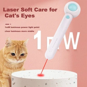 2 IN 1 Gravity Tease Cat Wand Feather Bell Replaceable Self Hi Tease Cat Stick - Picture 1 of 14