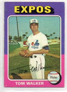 Tom Walker 1975 Topps #627 Expos EX b {0110