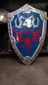 Scudo Fantasy Full Size Link Hylian Zelda con impugnatura e manico - Foto 1 di 6