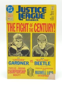 Justice League America #52 Comic Book DC 1991 - Picture 1 of 10