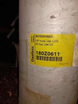 NEW Danfoss 180Z0611  3" High pressure hose Victaulic Connections Desalination - Image 1 of 4