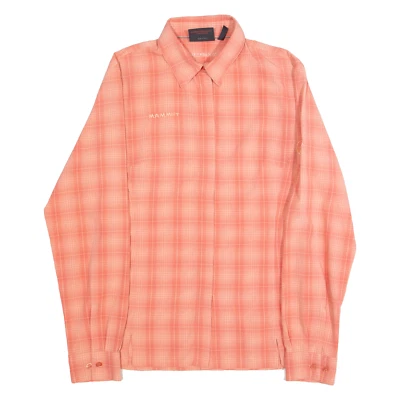 MAMMUT Womens Shirt Red Check Long Sleeve S - Image 1 of 4