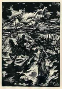 KLEISTs KÄTCHEN de HEILBRONN - Karl STRATIL - Grabado en madera original 1926 HEYDER - Imagen 1 de 1