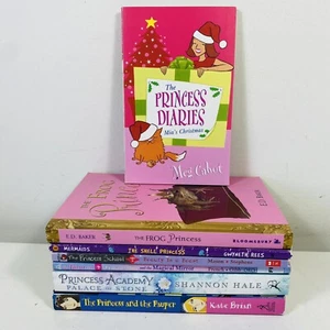7 Lot Princess Books-Pauper, Academy, Tiara Club, Shell Princess, Frog, School+1 - Picture 1 of 10