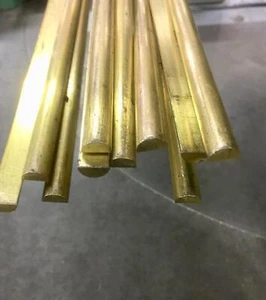 BARRE IN OTTONE MEZZO TONDO E SEMITONDO OT58 - Foto 1 di 3