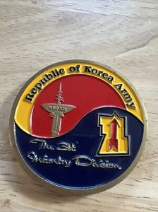 Vintage Republic Korea Army 31st Infantry Division��Challenge Coin - Bild 1 von 7