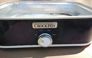 Crock-Pot Model SCCPCCM350-BL  3.5 Quart Casserole Cooker  BASE of MACHINE ONLY - Picture 1 of 8