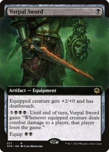 MTG Vorpal Sword Extended Art - Adventures in the Forgotten Realms #377 - Picture 1 of 1