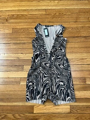 Mameluco para mujer Boohoo talla US 10 estampado flisado sin mangas nuevo con etiquetas Foto 1 de 4