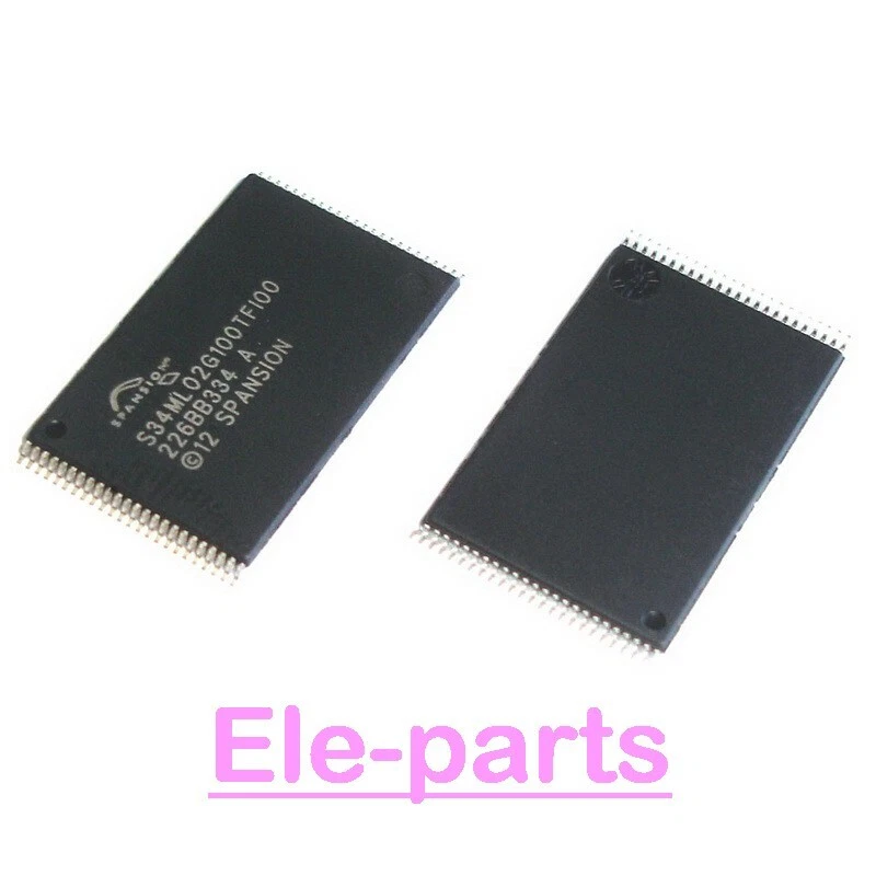 1 PCS S34ML02G100TFI00 TSOP-48 S34ML02G100TF100 SLC NAND Flash Memory for Embedd - Image 1 of 1