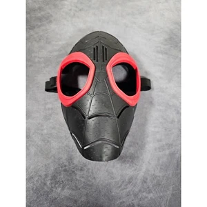 Spiderman Marvel 2018 Black Red Talking Face Mask By Hasbro Adjustable - Picture 1 of 4