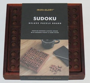 Iron & Glory Sudoku Deluxe Wooden Puzzle Board - Picture 1 of 3