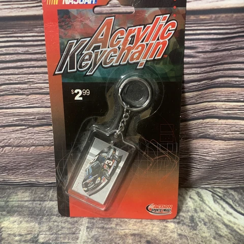 Dale Earnhardt #3 Goodwrench Acrylic NASCAR Keychain Action Sports Image 2001 Cover