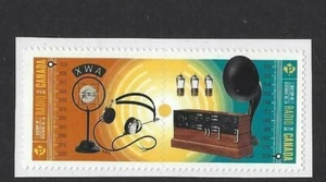 CANADA 2020 HISTORY OF RADIO PAIR OF STAMPS UNMOUNTED MINT, MNH - Picture 1 of 1