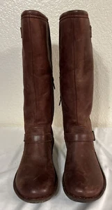 Botas Altas UGG Australia TUPELO Cuero Marrón Talla 5/36 - Imagen 1 de 8