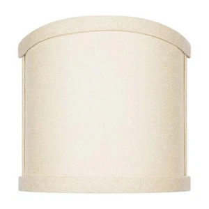 4 Inch Wall Sconce Shield Clip On Lamp Shade (Beige Linen) - Picture 1 of 2