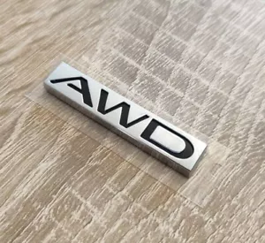 OEM GM Buick hinten chrom schwarz AWD Typenschild Emblem Logo GM 25979747 Opel - Bild 1 von 4