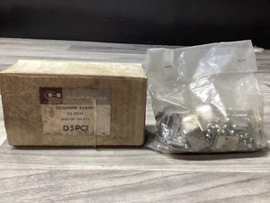 QTY OF 100 Cutler Hammer D5PC1 Channel Clamps  #113C44*CO - Picture 1 of 2